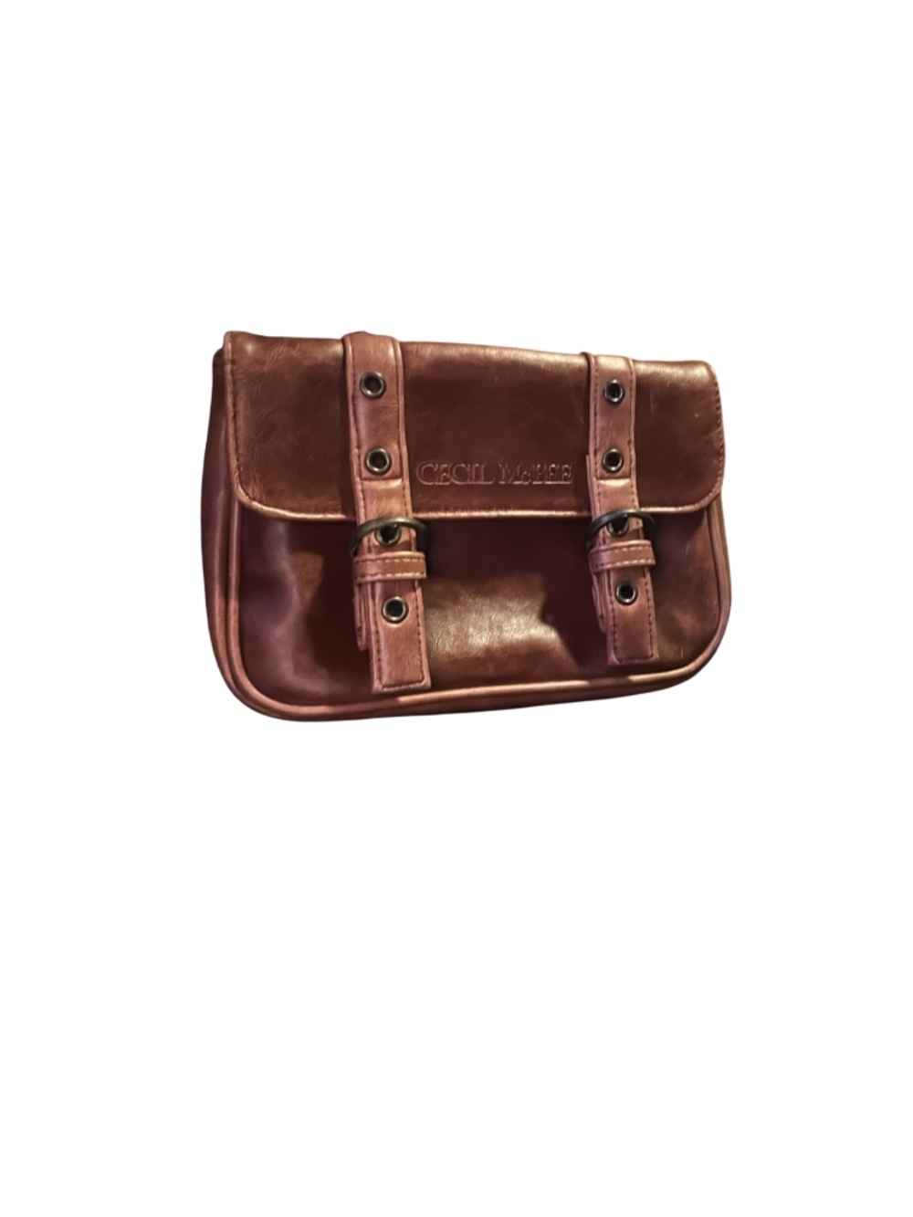 Cecil McBee brown leather belt bag